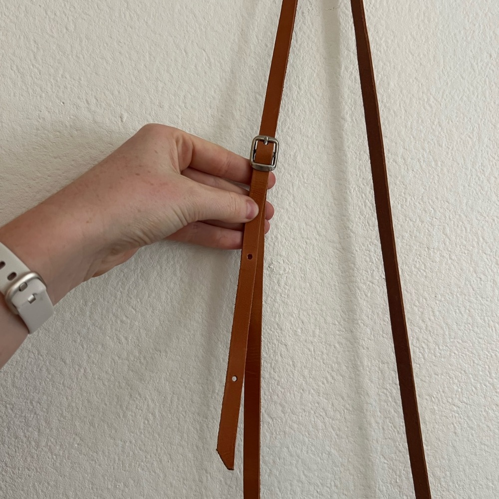 Handmade mini crossbody purse crafted from genuine leather in Greece 🇬🇷 - Picture 8 of 9